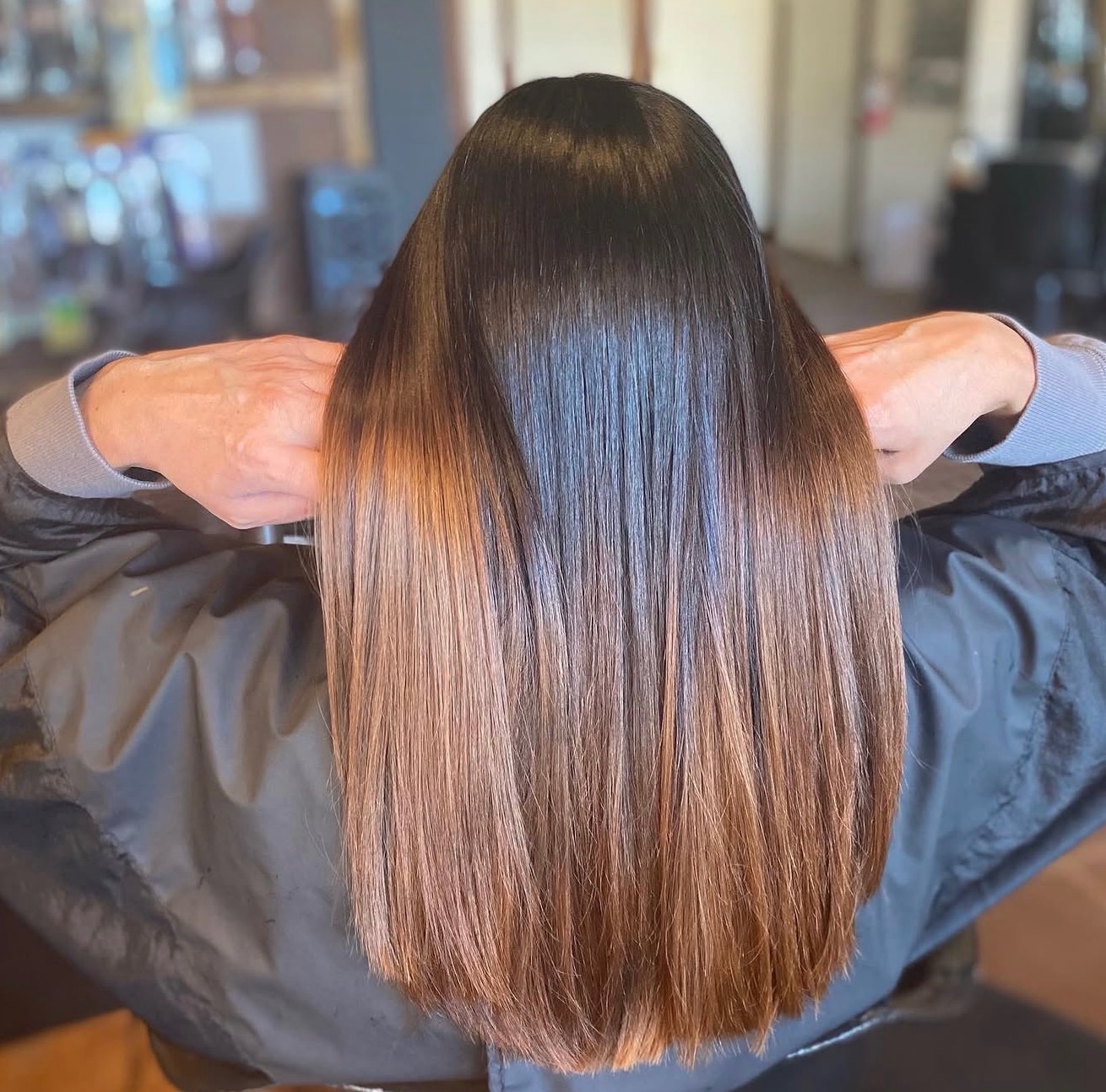 Natural hair care and Ethiopian butter deep conditioning at Chaltu's Salon